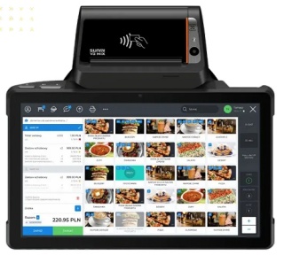 Kompletny zestaw POS dla branży gastronomicznej - SUNMI V3 MIX + GoPOS + kasa wirtualna