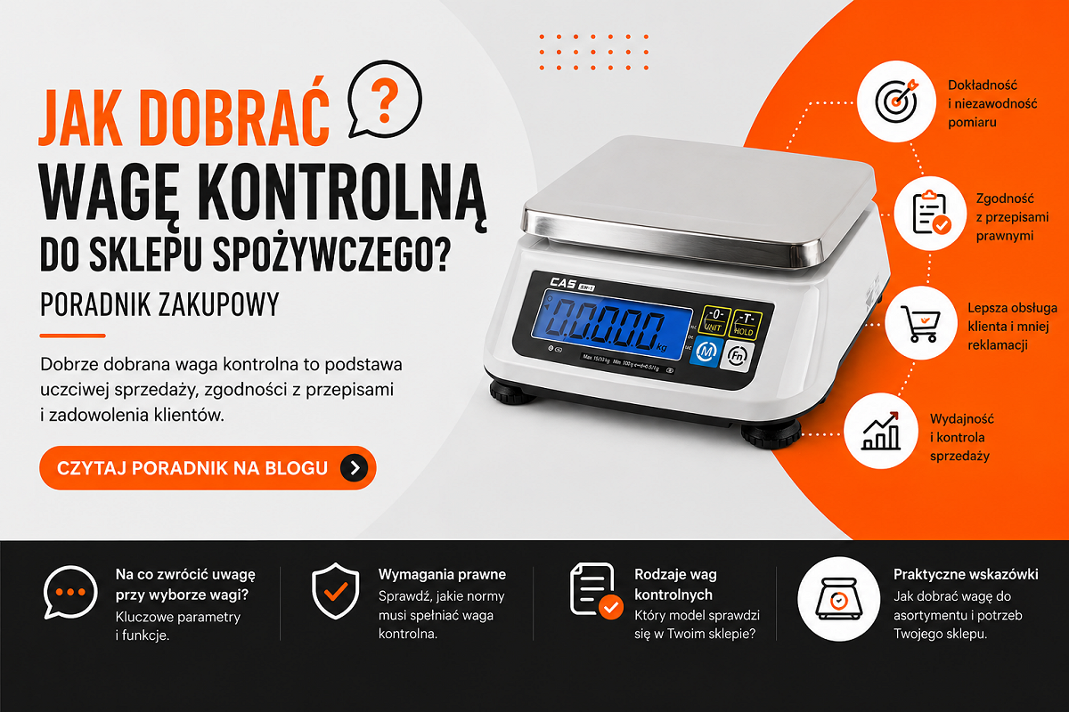 Jaką wagę kalkulacyjną wybrać do sklepu spożywczego