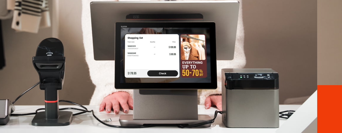 Dodatkowy monitor 10" dla terminalu SUNMI D3 PRO w ofercie MAXKAS